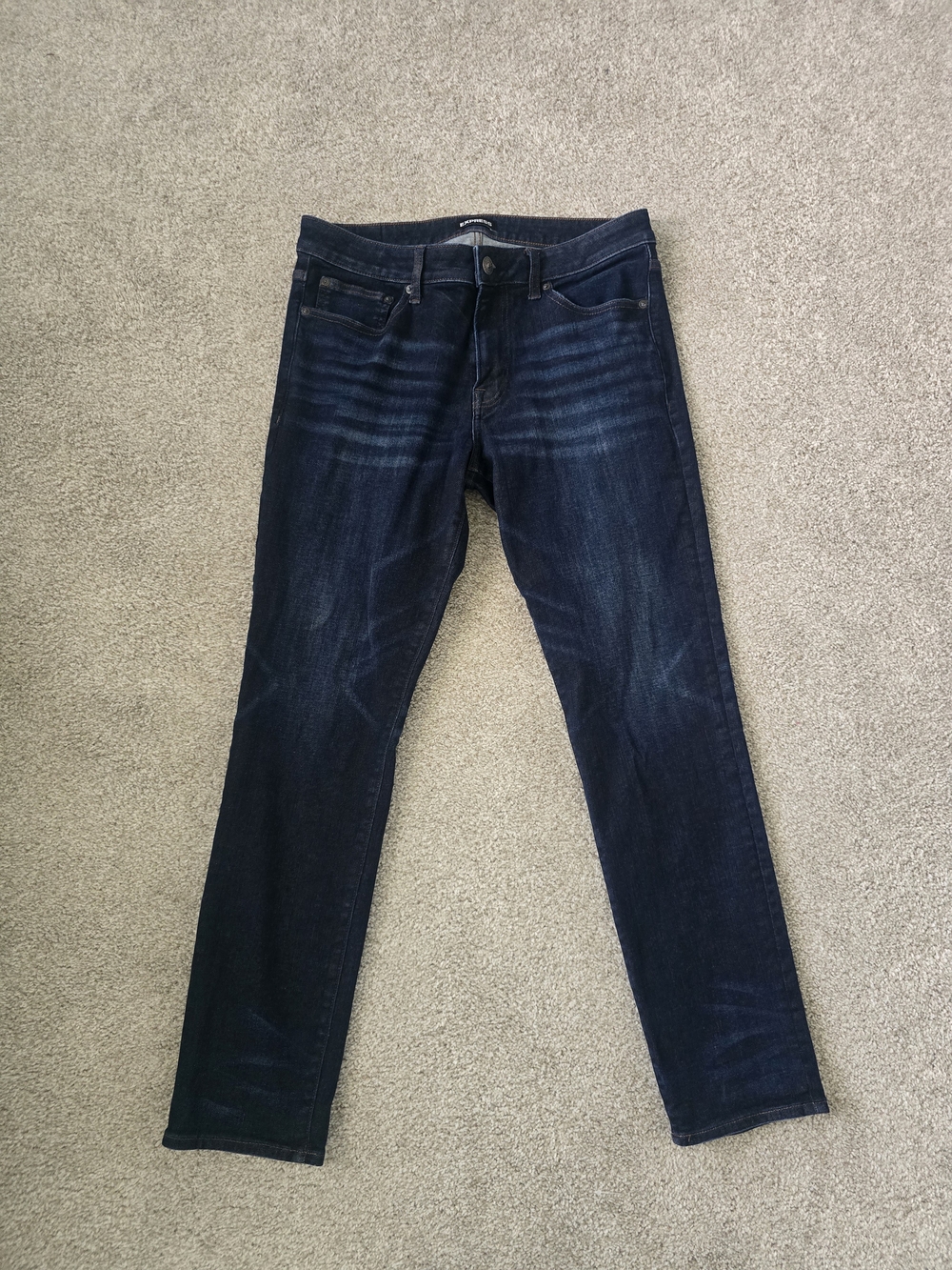 Express Men's Slim Straight 4-Way Hyper Stretch Jeans Sz 33x32